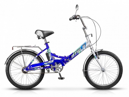 Велосипед Stels Pilot-430 (20" 3ск) 15" Серебристый/синий, арт. 15 фото большое
