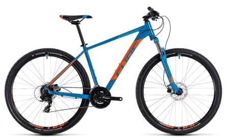 Велосипед CUBE Aim Pro 27,5 blue'n'orange 18" (2018) фото большое