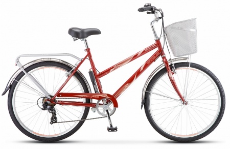 Велосипед Stels Navigator-250 Lady (26" 7ск) 19" Тёмно-красный (Э), арт. Z010 фото большое