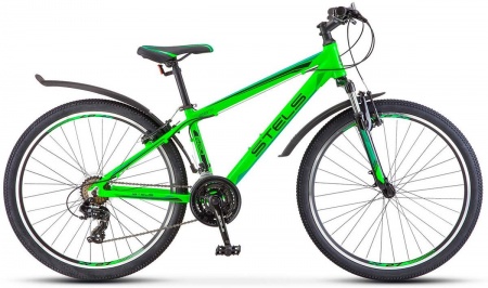 Велосипед Stels Navigator-620 V (26" 21ск) 19" Неоновый-зелёный/чёрный, V010 фото большое