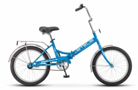 Велосипед Stels Pilot-410 (20" 1ск) 13,5" Белый/синий, арт. Z011 фото большое