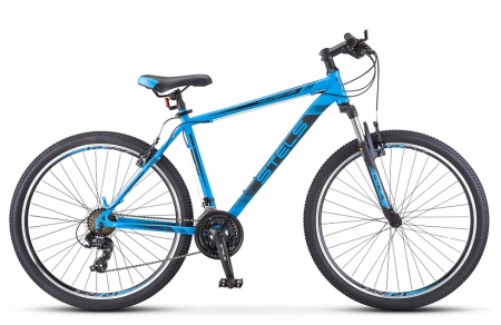 Велосипед Stels Navigator-700 V (27,5" 21ск) 19", Синий, арт. V010 фото большое