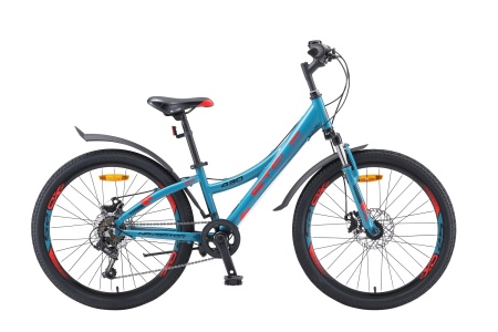Велосипед Stels Navigator-430 MD (24" 6ск) 11,5" Неоновый-синий, V010 (2022)