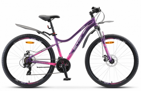 Велосипед Stels Miss-7100 MD (27,5" 21ск) 16" Пурпурный, V020 фото большое
