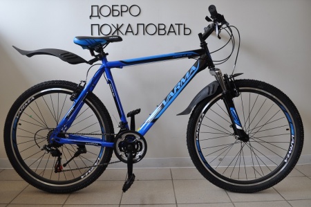Велосипед Varma 26" Grom H60 (26" 21ск) 21" ст. черно-синий фото большое