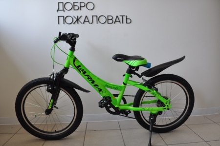 Велосипед Varma 20" Denali H21 (7ск. 11") черно-зеленый фото большое