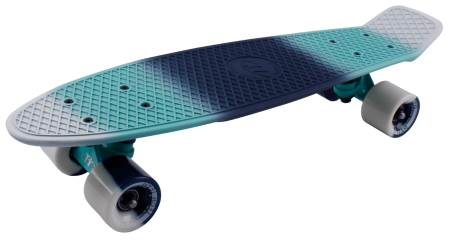 Скейтборд TechTeam пластиковый Multicolor 22, синий/морская волна