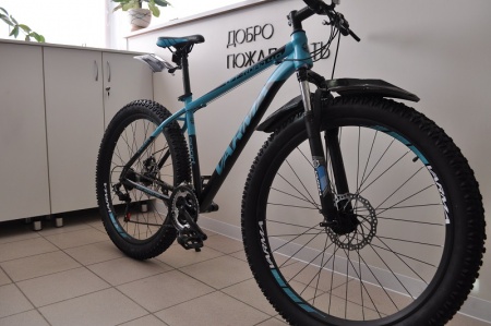 Велосипед Varma 29" OFF-ROAD 4.0 (21ск 19") ст., черно-зеленый фото большое