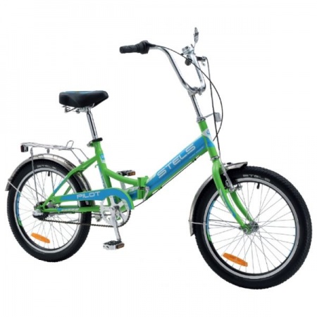 Велосипед Stels Pilot-430 (20" 3ск) 15" Зеленый/голубой, арт. V010 фото большое