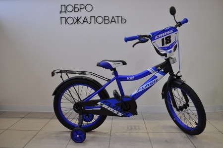 Велосипед Varma 16" Flash Cross, синий фото большое