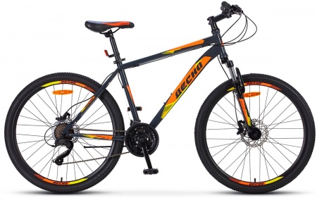 Велосипед Десна-2610 D (26" 21ск) 20" Серый/оранжевый, V010 фото большое