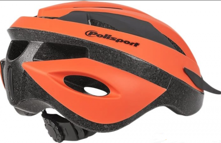 Шлем Polisport Sport Ride, L (58-62см) оранжевый, черный фото большое