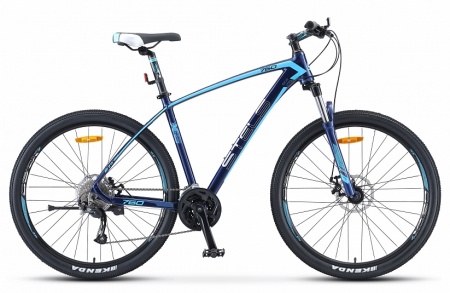 Велосипед Stels Navigator-760 MD (27,5" 27ск) 19" Тёмно-синий, V010 фото большое
