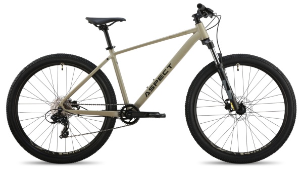 Велосипед Aspect 27.5" Nickel (18" 8ск) Бежевый (2026)