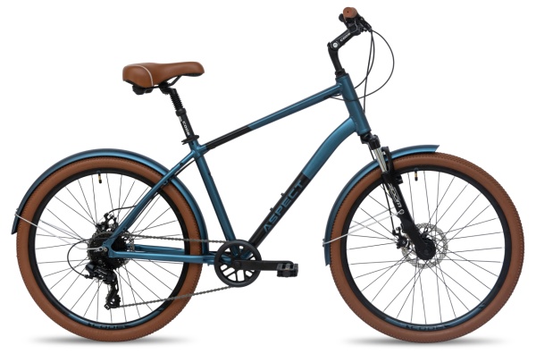 Велосипед Aspect 26" Weekend (20" 8ск) Синий (2026) фото большое