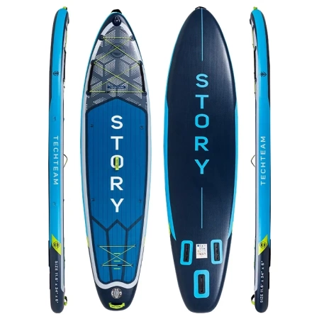 Сапборд STORY синий, 350x86x15 см фото большое