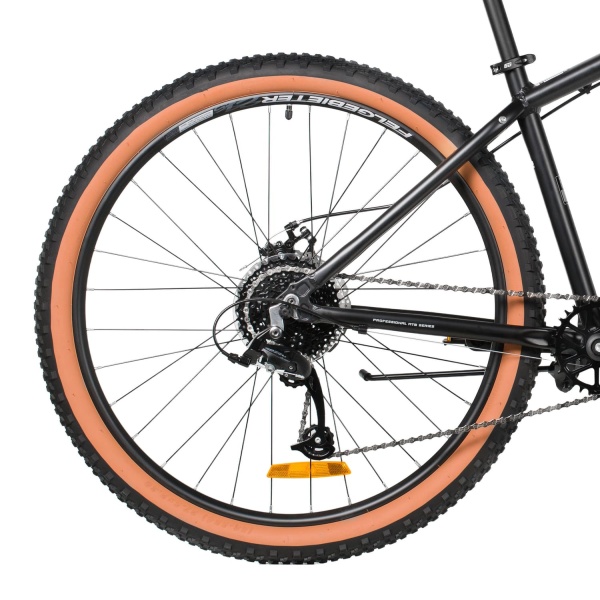 Велосипед Foxx 27.5" Meridian (16" 8ск) черный, алюминий (2026) фото маленькое