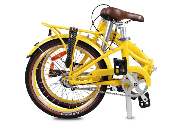 Велосипед SHULZ Goa Coaster складной (yellow/желтый YS-722) фото большое
