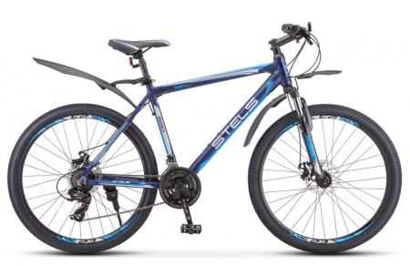 Велосипед Stels Navigator-620 D (26" 21ск) 14" Тёмно-синий, V010 фото большое