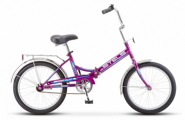 Велосипед Stels Pilot-410 (20" 1ск) 13,5" Фиолетовый, Z010 (2022) фото большое