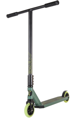Самокат TT трюковой Duker 303, черный/темно-зеленый