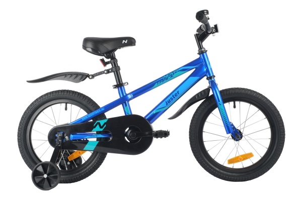 Велосипед Novatrack 16" JUSTER, синий (2023)