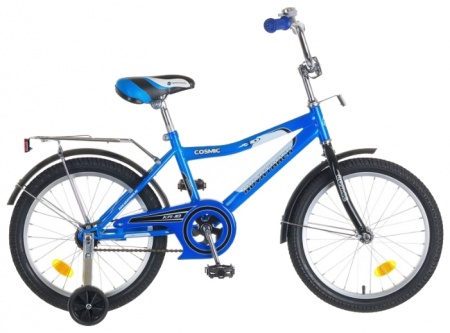 Велосипед Novatrack 18" COSMIC, синий фото большое