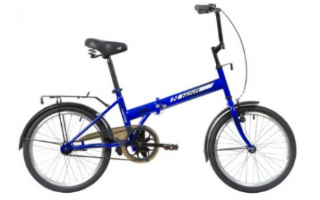 Велосипед Novatrack 20" складной, TG-30, синий фото большое