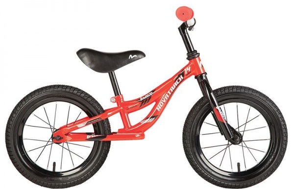 Беговел Novatrack 14" BREEZE, красный Беговел Novatrack 14" BREEZE, красный фото большое