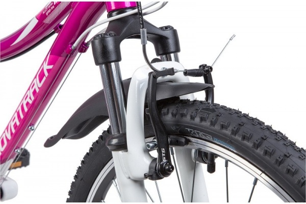 Велосипед Novatrack 24" KATRINA (12" 21ск) фиолетовый металлик, алюм (2020) фото большое