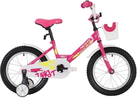 Велосипед Novatrack 12" TWIST, розовый (2020) фото большое
