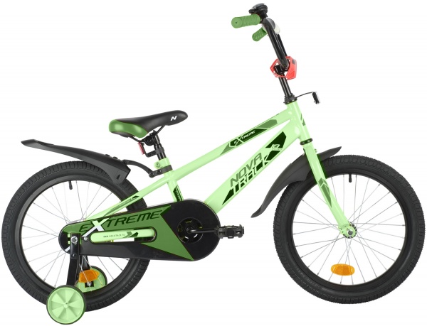 Велосипед Novatrack 18" EXTREME, салатовый (2021) Велосипед Novatrack 18" EXTREME, салатовый (2021) фото большое