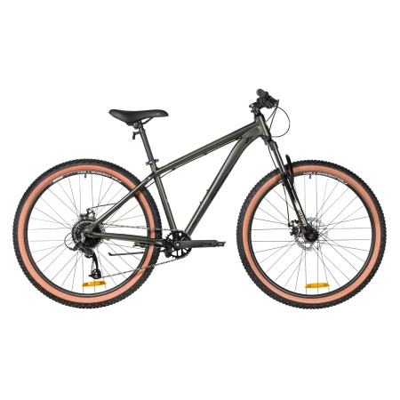 Велосипед Foxx 27.5" Meridian (16" 8ск) зеленый, алюминий (2026) фото большое