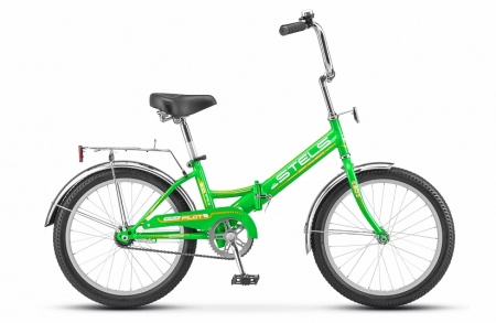 Велосипед Stels Pilot-310 (20" 1ск) 13" Зеленый/желтый, Z011 фото большое