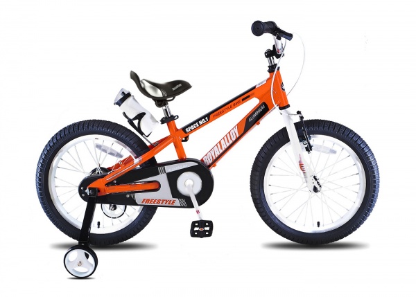 Велосипед Royal Baby 18" SPACE NO.1 ALLOY, оранжевый фото большое