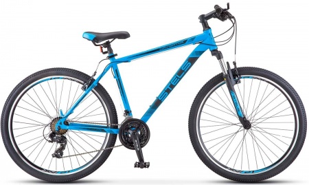 Велосипед Stels Navigator-700 V (27,5" 21ск) 17,5" Синий, V010 фото большое