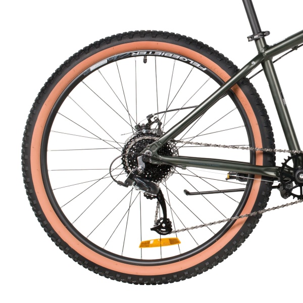 Велосипед Foxx 27.5" Meridian (16" 8ск) зеленый, алюминий (2026) фото маленькое