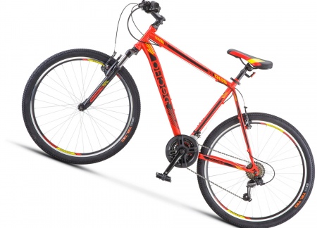Велосипед Десна-2610 V (26" 21ск) 20" Красный/чёрный, V010 фото большое
