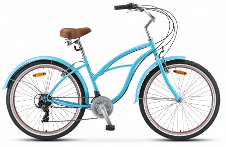 Велосипед Stels Navigator-150 Lady (26" 21ск) 17" Синий, V010 (2019) фото большое