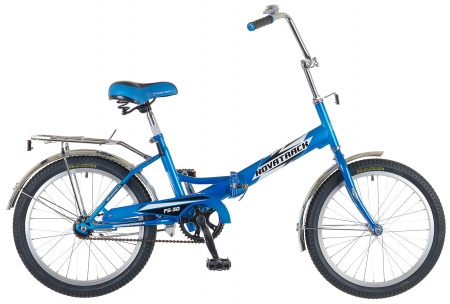 Велосипед Novatrack 20" складной, FS30, синий фото большое