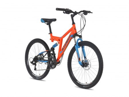 Велосипед Stinger 26" Highlander D (18" 18ск) оранжевый фото большое