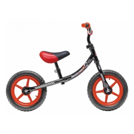 Беговел Novatrack 12" CHAMPION, черный фото большое