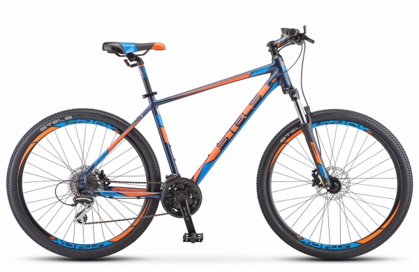 Велосипед Stels Navigator-750 D (27,5" 24ск) 17" Синий/оранжевый, V010 Велосипед Stels Navigator-750 D (27,5" 24ск) 17" Синий/оранжевый, V010 фото большое