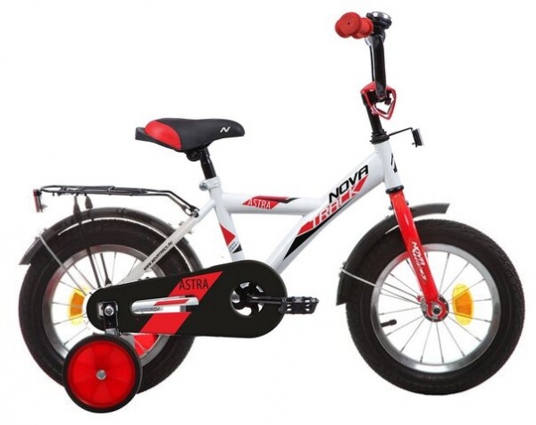 Велосипед Novatrack 12" ASTRA, белый фото большое