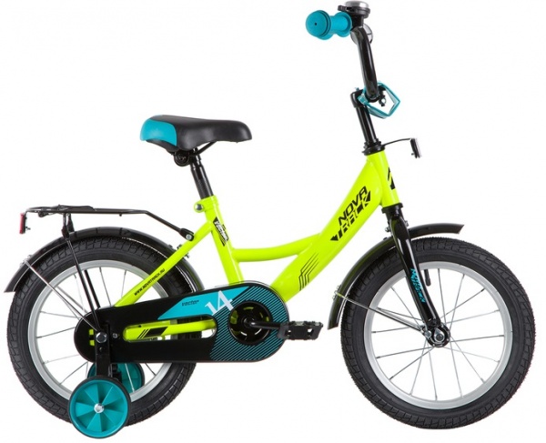 Велосипед Novatrack 14" EXTREME, салатовый фото большое