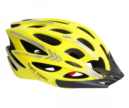 Шлем взрослый night vision, IN-MOLD, размер M(54-57), инд.уп. Vinca Sport фото большое