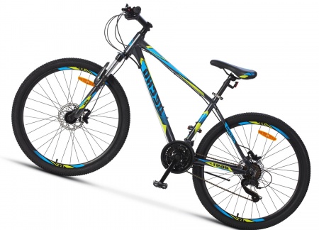 Велосипед Десна-2651 D (26" 24ск) 16" Серый/синий, V010 фото большое