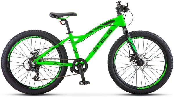 Велосипед Stels Adrenalin MD 24" V010 (2019) 13,5" Неоновый-лайм фото большое