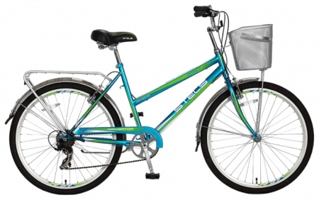 Велосипед Stels Navigator-250 Gent (26" 7ск) 20,5" серый/синий ст. фото большое