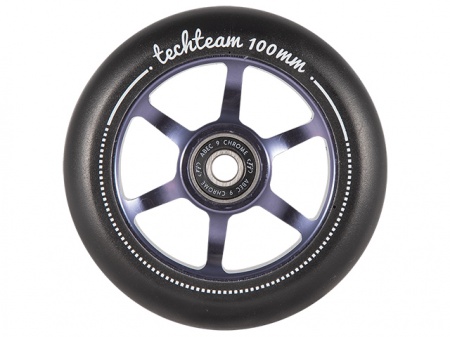 Колесо для самоката X-Treme 100*24мм 6S, фиолетовый фото большое